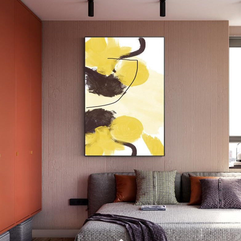COLOURED SPACES CANVAS PRINT