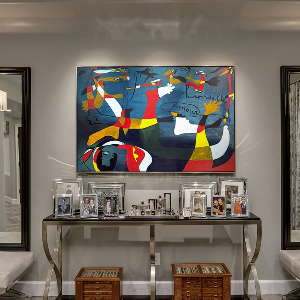 BIRTH OF THE WORLD By Joan Miró CANVAS PRINT