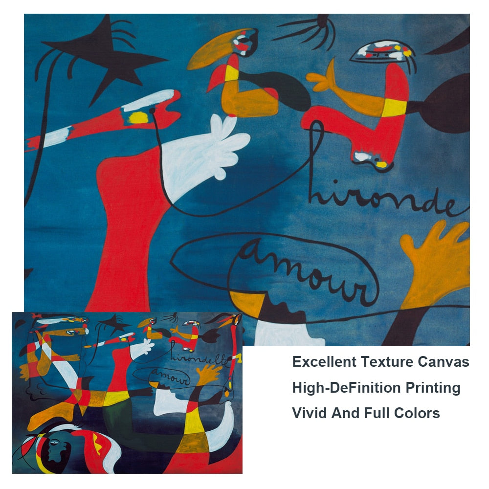 BIRTH OF THE WORLD By Joan Miró CANVAS PRINT