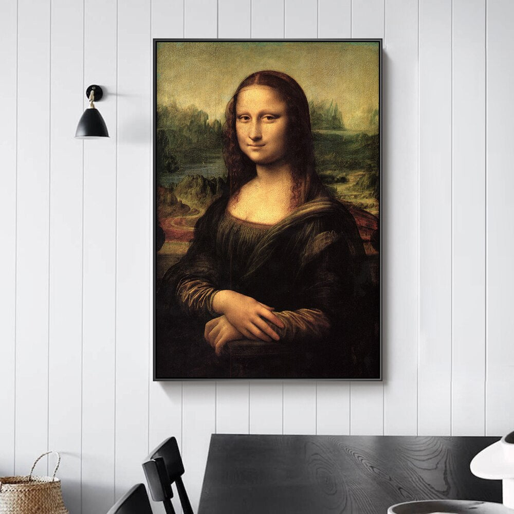MONA LISA By Leonardo da Vinci CANVAS PRINT