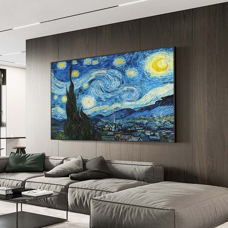 THE STARRY NIGHT By Vincent Van Gogh CANVAS PRINT