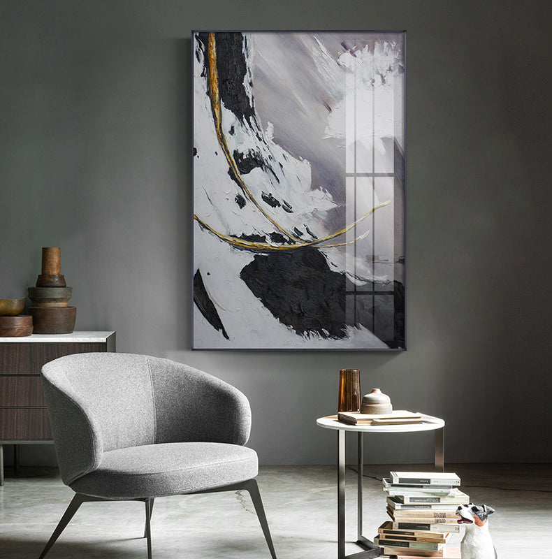 FLUID MOUNTAIN RANGE CANVAS PRINT