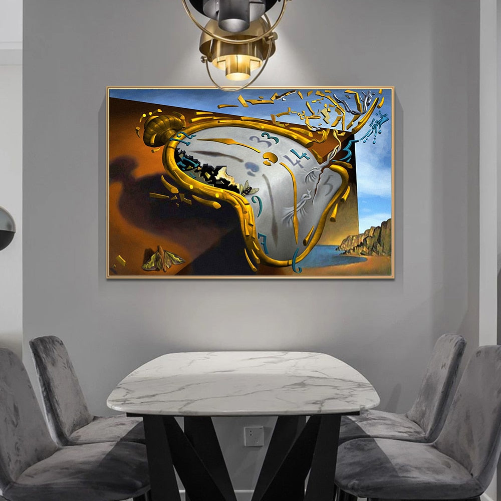 THE PERSISTENCE OF MEMORY By Salvador Dali CANVAS PRINT