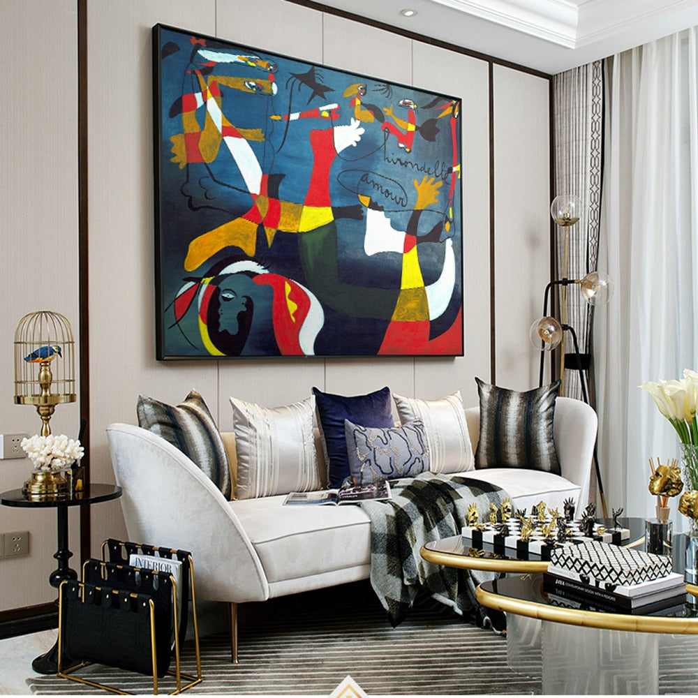 BIRTH OF THE WORLD By Joan Miró CANVAS PRINT