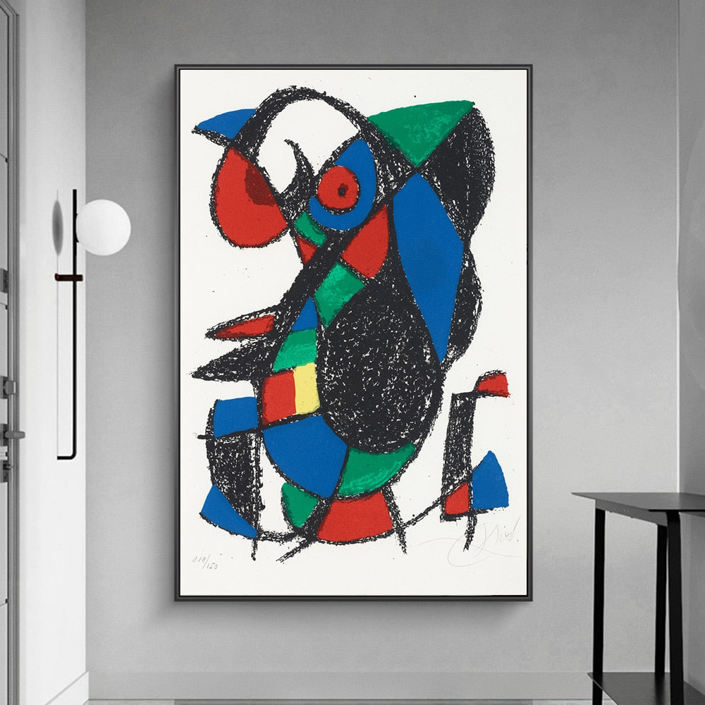 LITHOGRAPH II By Joan Miró CANVAS PRINT