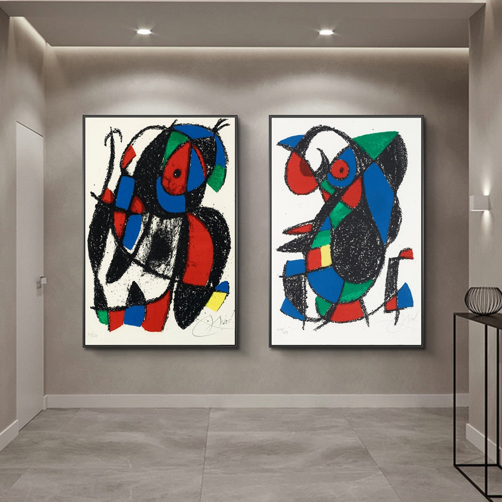 LITHOGRAPH II By Joan Miró CANVAS PRINT