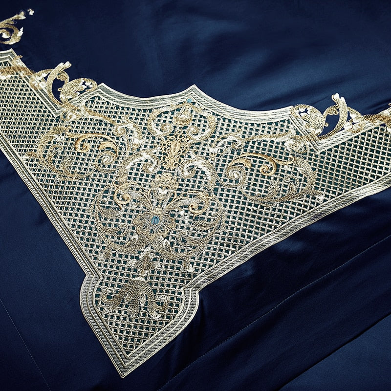 INSIGNIA LUXURY DUVET COVER & SHAMS EGYPTIAN COTTON 1000TC