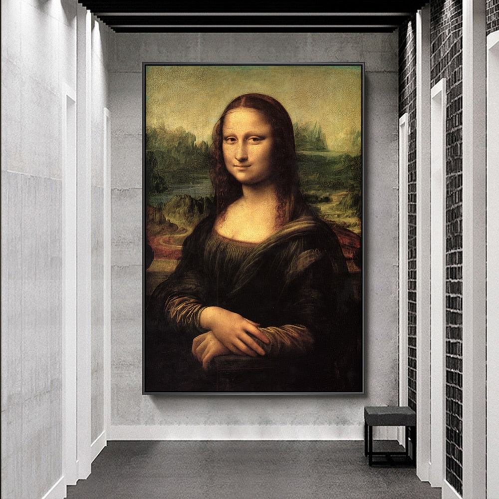 MONA LISA By Leonardo da Vinci CANVAS PRINT