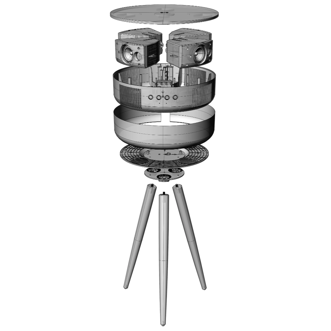 MERSENNE SPEAKER TABLE