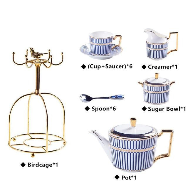 LONDON TEACUP COLLECTION SET