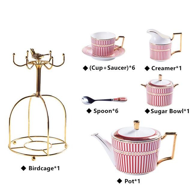 LONDON TEACUP COLLECTION SET