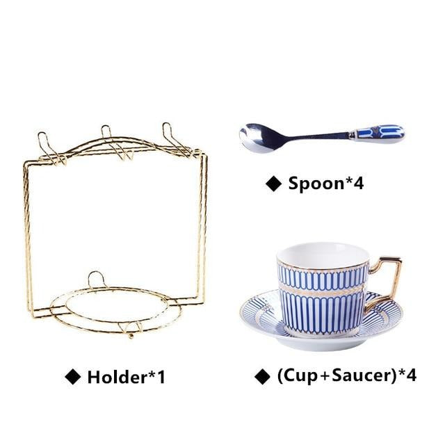 LONDON TEACUP COLLECTION SET