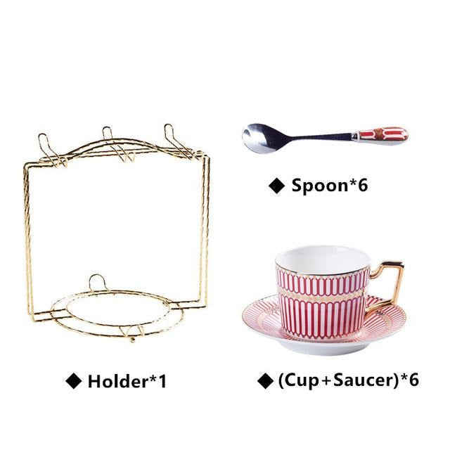 LONDON TEACUP COLLECTION SET