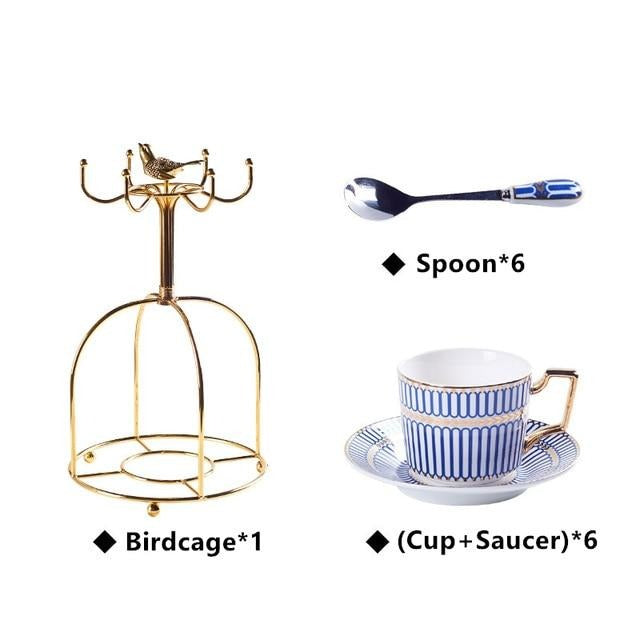 LONDON TEACUP COLLECTION SET