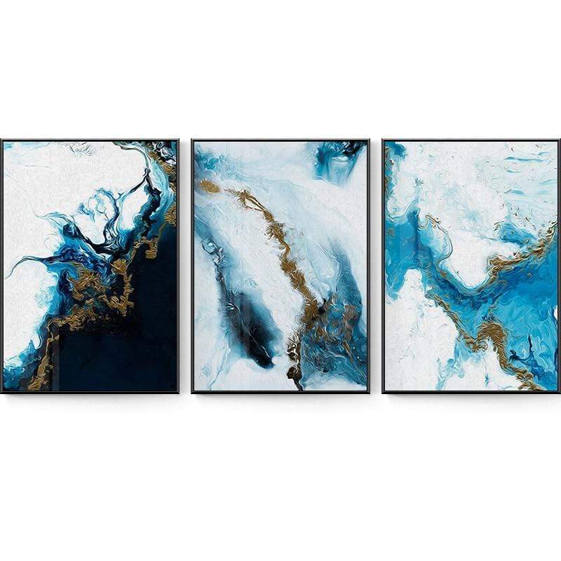 STROKE OF BLUE CANVAS PRINT