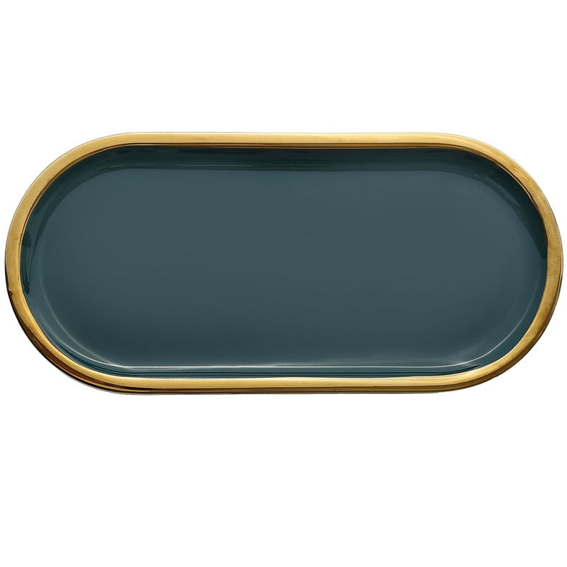 EMERALD SERVING DISH