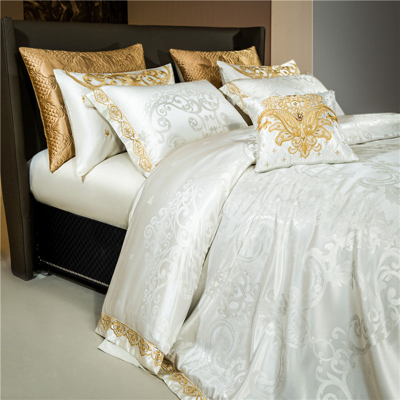 AVERY PREMIUM DUVET COVER & SHAMS EGYPTIAN COTTON 1000TC