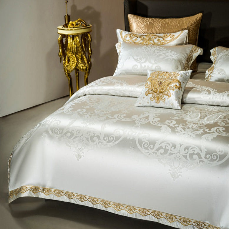 AVERY PREMIUM DUVET COVER & SHAMS EGYPTIAN COTTON 1000TC