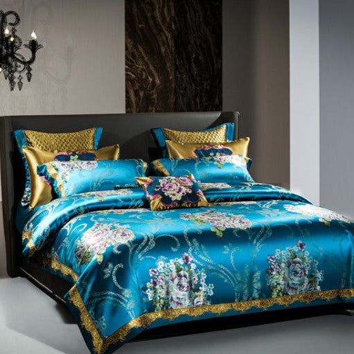 DELILAH PREMIUM DUVET COVER & SHAMS EGYPTIAN COTTON 1000TC