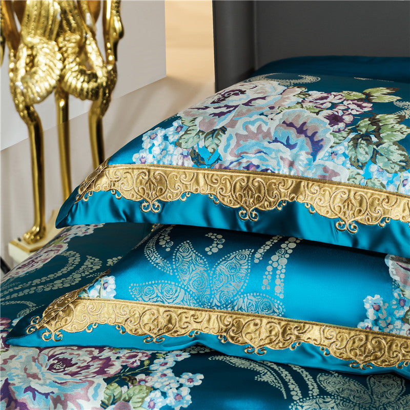 DELILAH PREMIUM DUVET COVER & SHAMS EGYPTIAN COTTON 1000TC