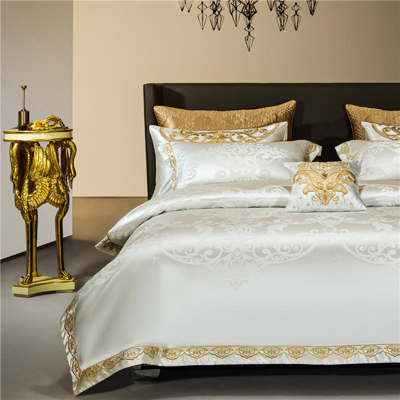AVERY PREMIUM DUVET COVER & SHAMS EGYPTIAN COTTON 1000TC
