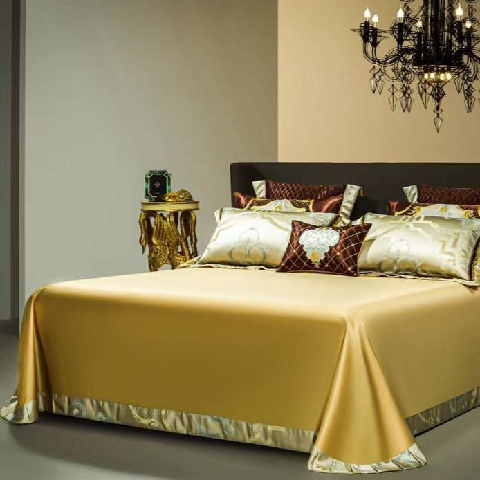 HAZEL PREMIUM DUVET COVER & SHAMS EGYPTIAN COTTON 1000TC