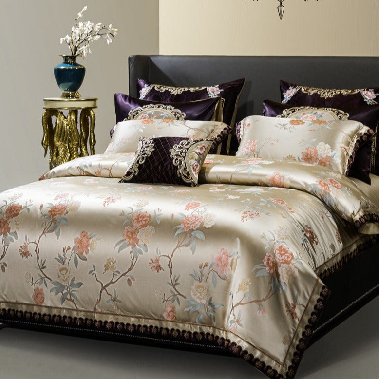 ALAIA PREMIUM DUVET COVER & SHAMS EGYPTIAN COTTON 1000TC