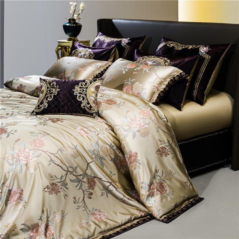 ALAIA PREMIUM DUVET COVER & SHAMS EGYPTIAN COTTON 1000TC