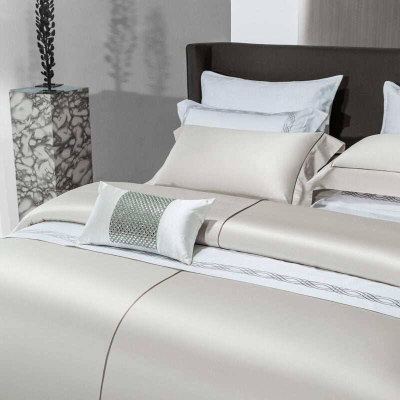 ELODIE DUVET COVER & SHAMS 1400TC
