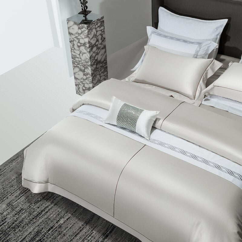 ELODIE DUVET COVER & SHAMS 1400TC