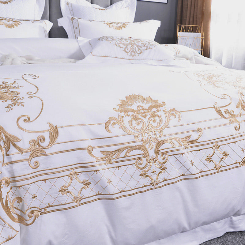 WINTERFELL ROYAL DUVET COVER & SHAMS EGYPTIAN COTTON 600TC