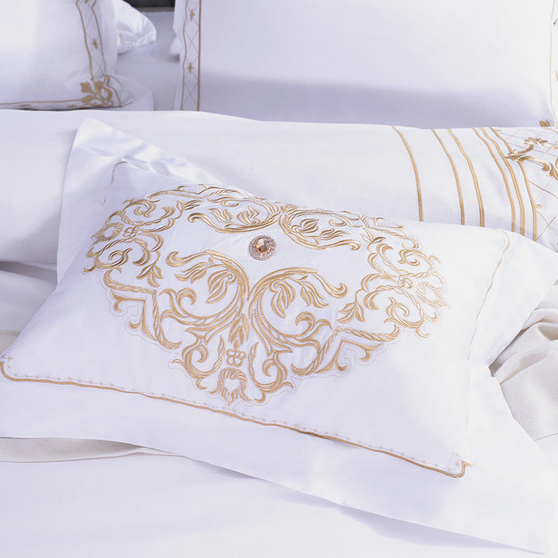 WINTERFELL ROYAL DUVET COVER & SHAMS EGYPTIAN COTTON 600TC