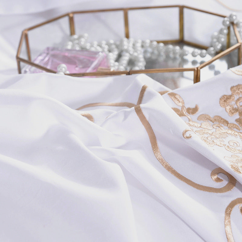 WINTERFELL ROYAL DUVET COVER & SHAMS EGYPTIAN COTTON 600TC