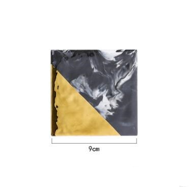 BLACK MARBLE COASTER