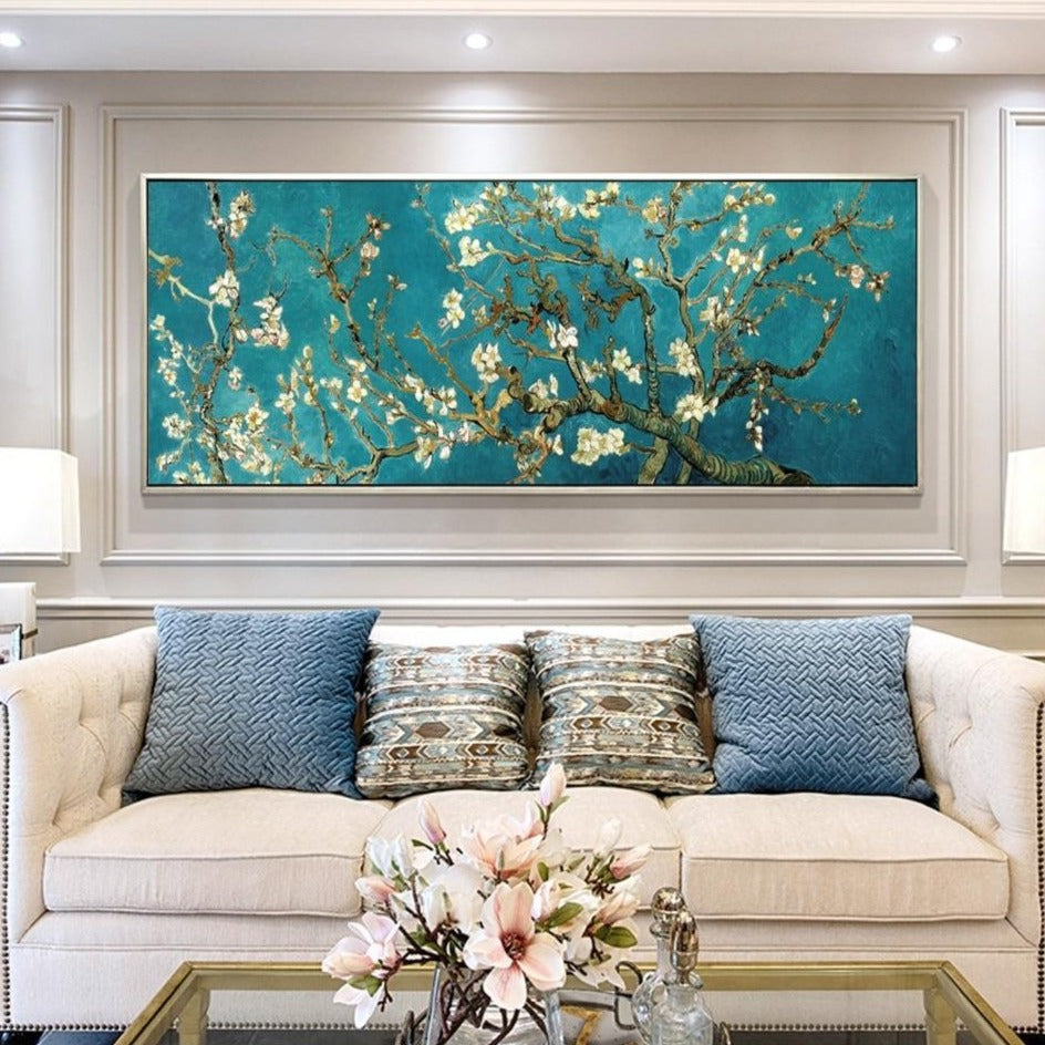 ALMOND BLOSSOMS By Vincent Van Gogh CANVAS PRINT