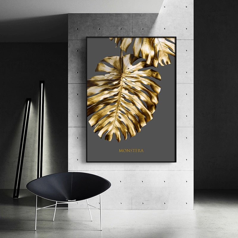 SHIMMERING FLORAL CANVAS PRINT