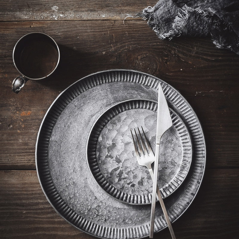 Retro Disc Serving Tray - Serveware