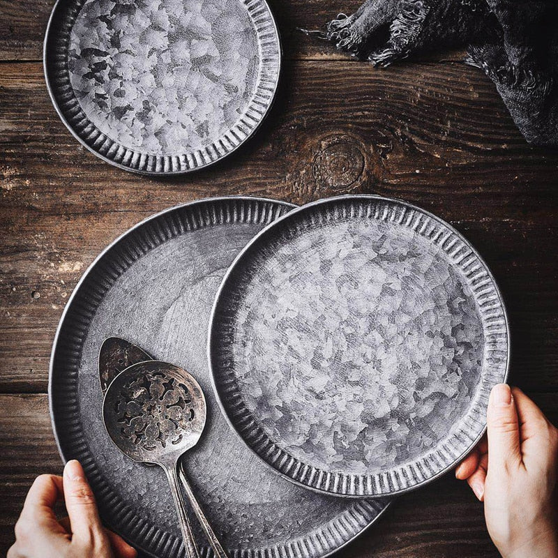 Retro Disc Serving Tray - Serveware