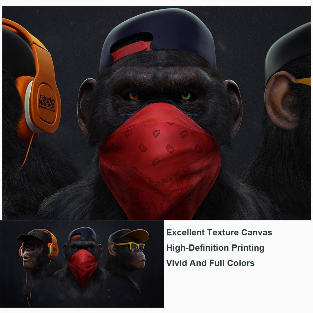 Planet Apes Canvas Print