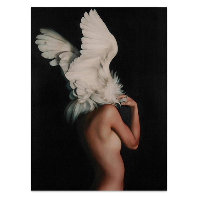 FLOWER BRUSH CANVAS PRINT