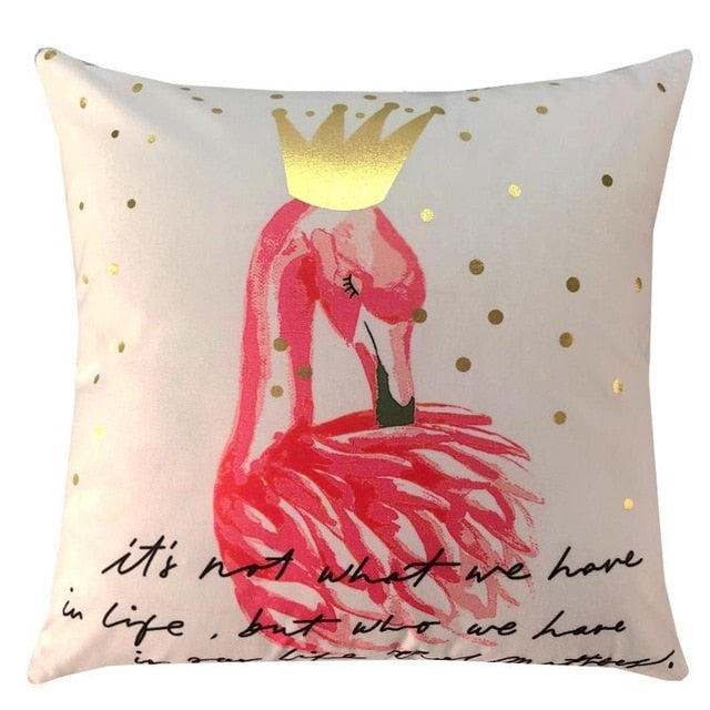 BLACK GOLD CUSHION
