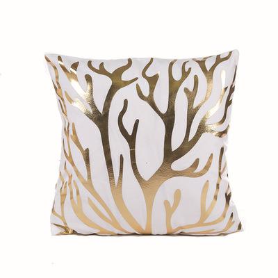 BLACK GOLD CUSHION