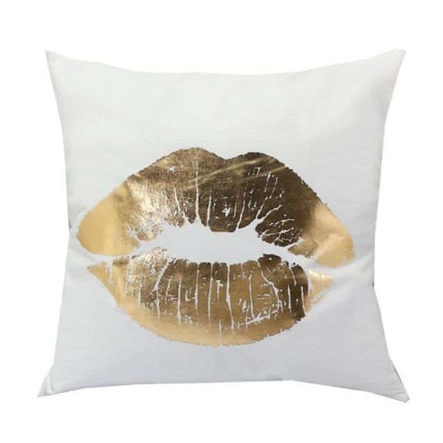 BLACK GOLD CUSHION