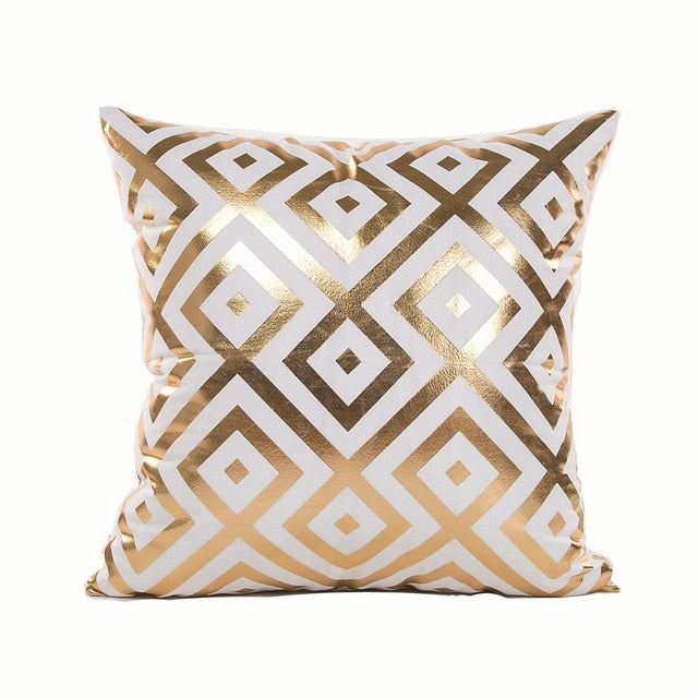 BLACK GOLD CUSHION