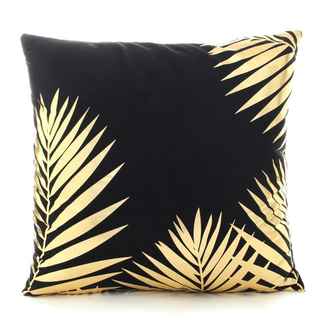 BLACK GOLD CUSHION