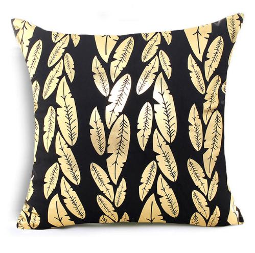 BLACK GOLD CUSHION