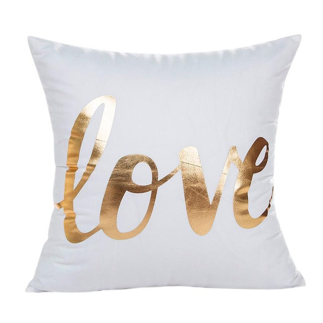 BLACK GOLD CUSHION