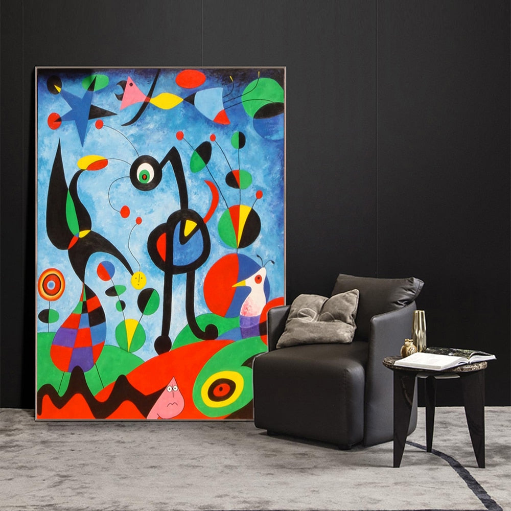 THE GARDEN 1925 By Joan Miro CANVAS PRINT