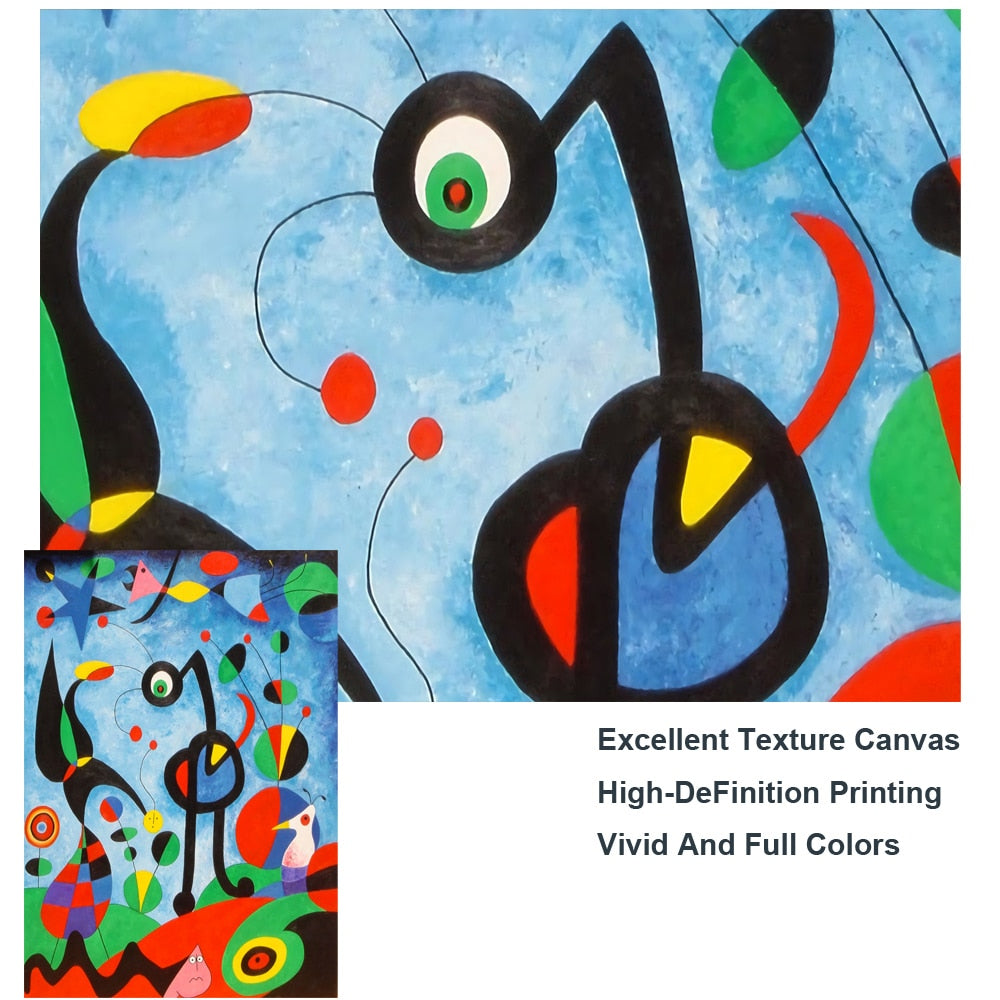 THE GARDEN 1925 By Joan Miro CANVAS PRINT