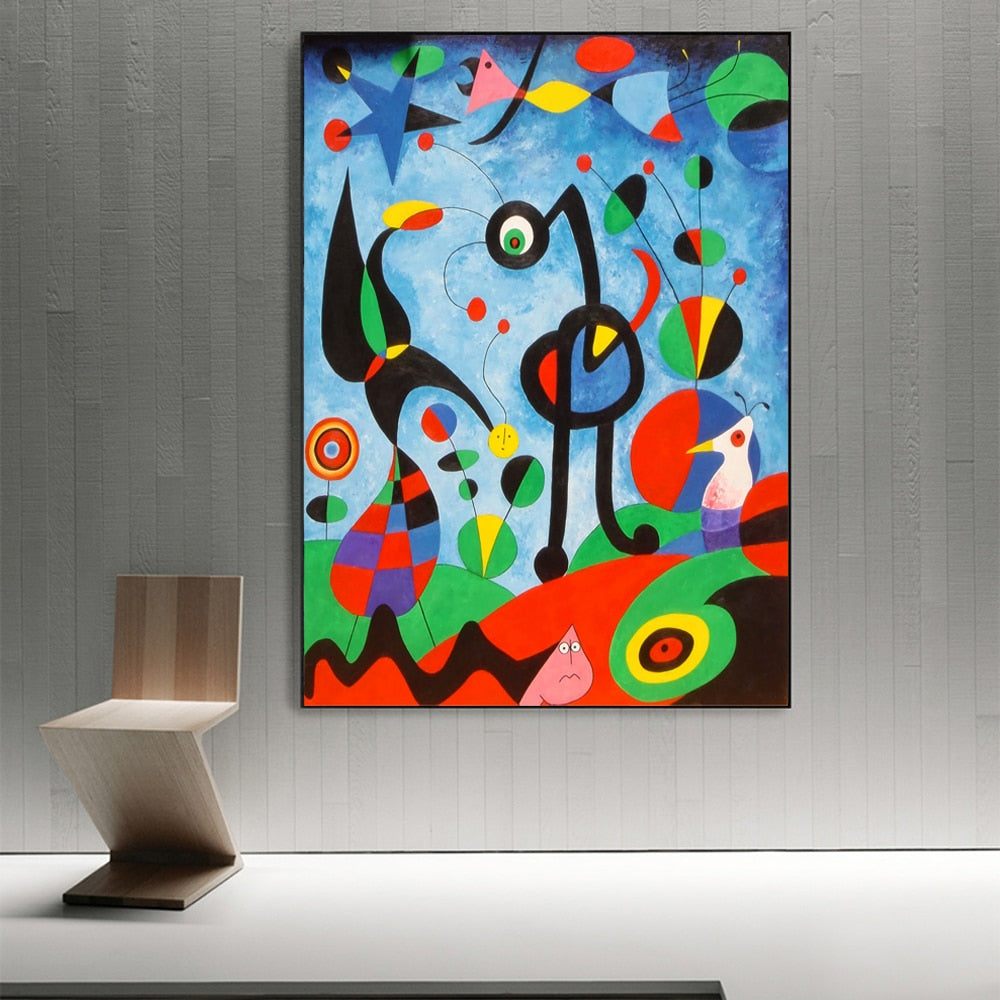 THE GARDEN 1925 By Joan Miro CANVAS PRINT